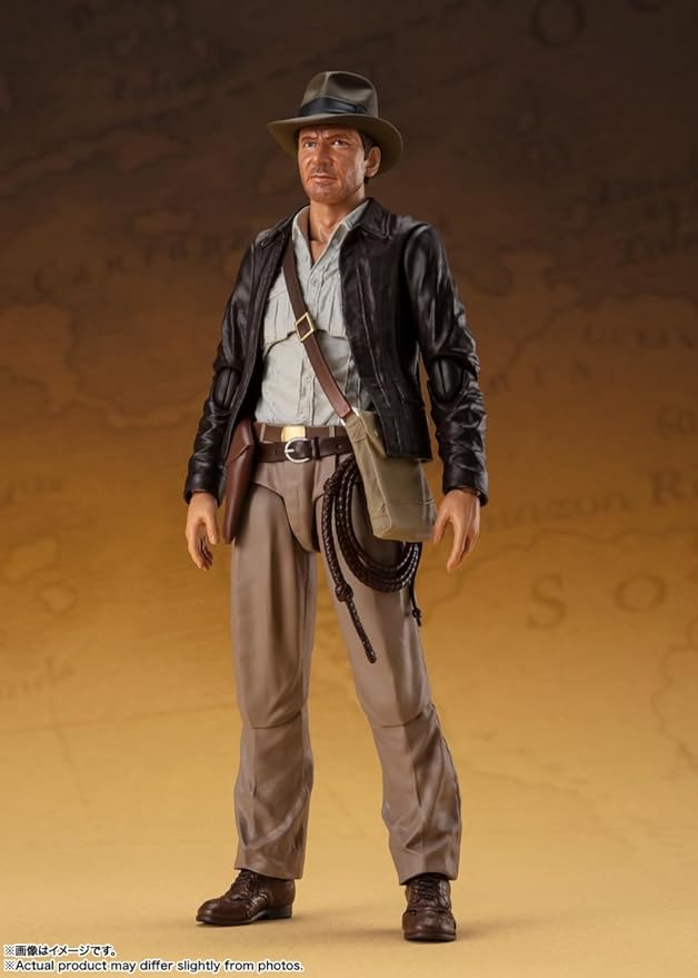 BANDAI SPIRITS S.H. Figuarts Indiana Jones (Raders/Lost Arc Holy Ark), Approx. 5.9 inches (150 mm), ABS & PVC, Painted Action Figure - Figurio