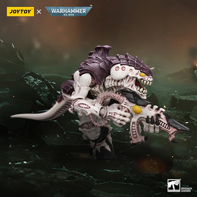 JOYTOY 1/18 Action Figure Warhammer 40,000 Tyranids Hive Fleet Leviathan Termagant with Fleshborer 4inch Movable Model Collectible Figurine - Figurio