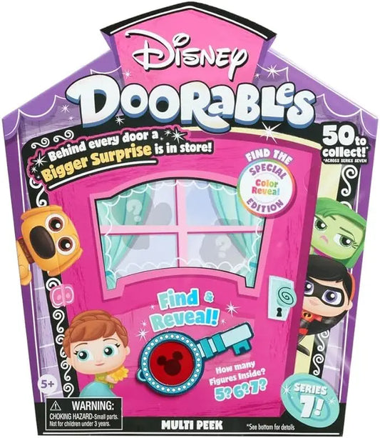 Disney Doorables Multi Peek Series 7, Collectible Blind Bag Inspired Mini Figures, Kids Toys for Ages 5 Up by Just Play - Figurio