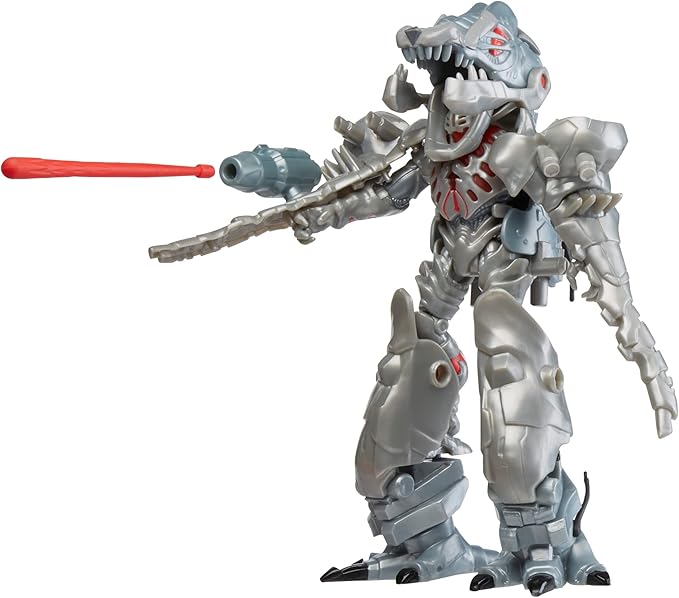 Marvel Mech Strike Mechasaurs, 4.5-Inch Ultron Primeval with T-R3X Mechasaur Action Figures, Super Hero Toys for Kids Ages 4 and Up - Figurio