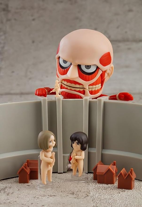 GOOD SMILE COMPANY Attack on Titan: Colossal Titan Nendoroid Action Figure Renewal Set - Figurio