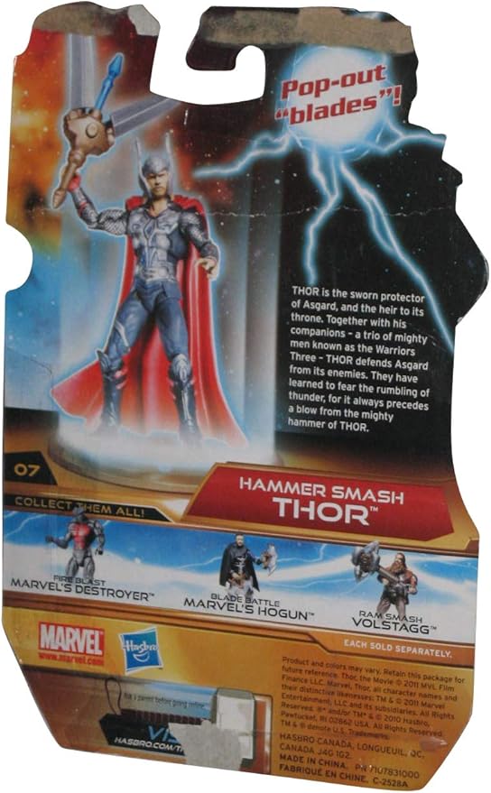 Thor: The Mighty Avenger Action Figure #07 Hammer Smash Thor 3.75 Inch - Figurio