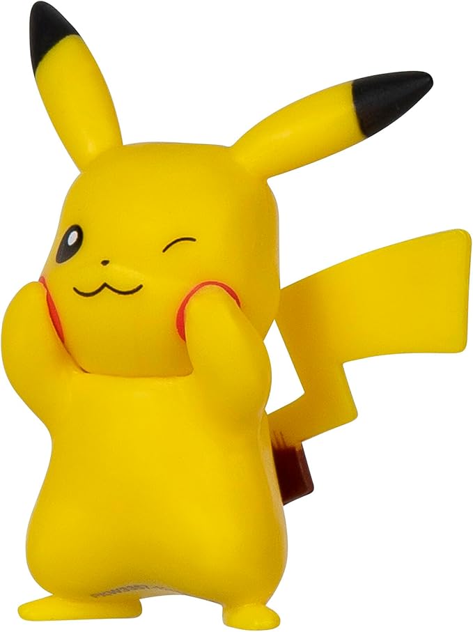 Pokémon Battle Figure First Partner 2 Pack - 2-Inch Quaxly and Pikachu Battle Figures with Authentic Details - Figurio