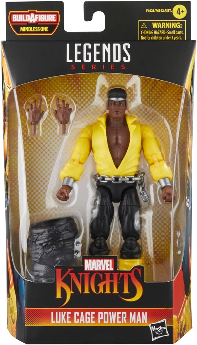 Marvel Legends Series Luke Cage Power Man, Knights Collectible Comics 6-Inch Action Figures - Figurio