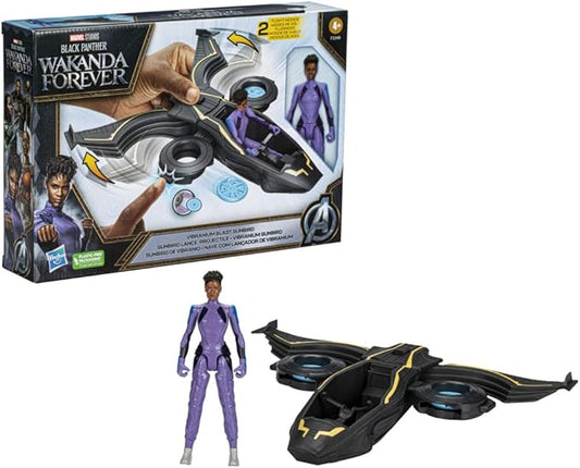 Spider-Man Marvel Studios' Black Panther Wakanda Forever Vibranium Blast Sunbird with 6-Inch Shuri Action Figure, Toy for Kids Ages 4 and Up - Figurio