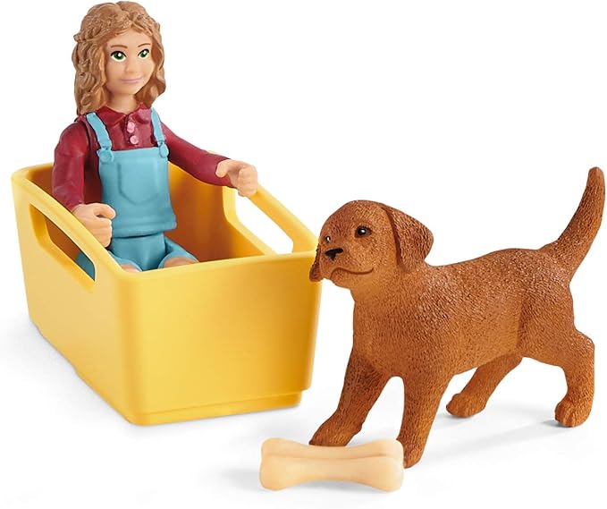 Schleich Puppy Wagon Ride - Figurio