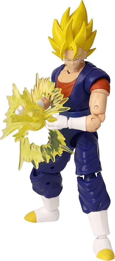 Dragon Stars Series - Dragon Ball Super - Super Saiyan Vegito, 6" Action Figure Power Up Pack - Figurio