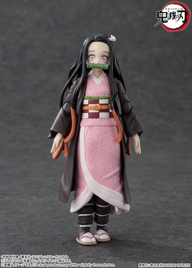 TAMASHII NATIONS - Demon Slayer: Kimetsu no Yaiba - Nezuko Kamado, Bandai Spirits S.H.Figuarts Action Figure - Figurio