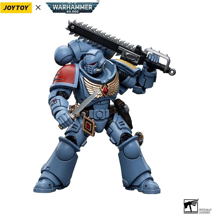 JOYTOY HAPPXYGG Warhammer 40k 1/18 4.7-inch Space Wolves Intercessors action figure model toy series - Figurio