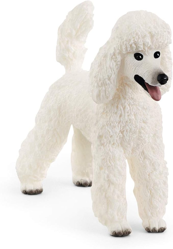 Schleich Farm World, Realisitc Dog Toys for Boys and Girls Ages 3 and Above, Poodle Toy Figurine - Figurio