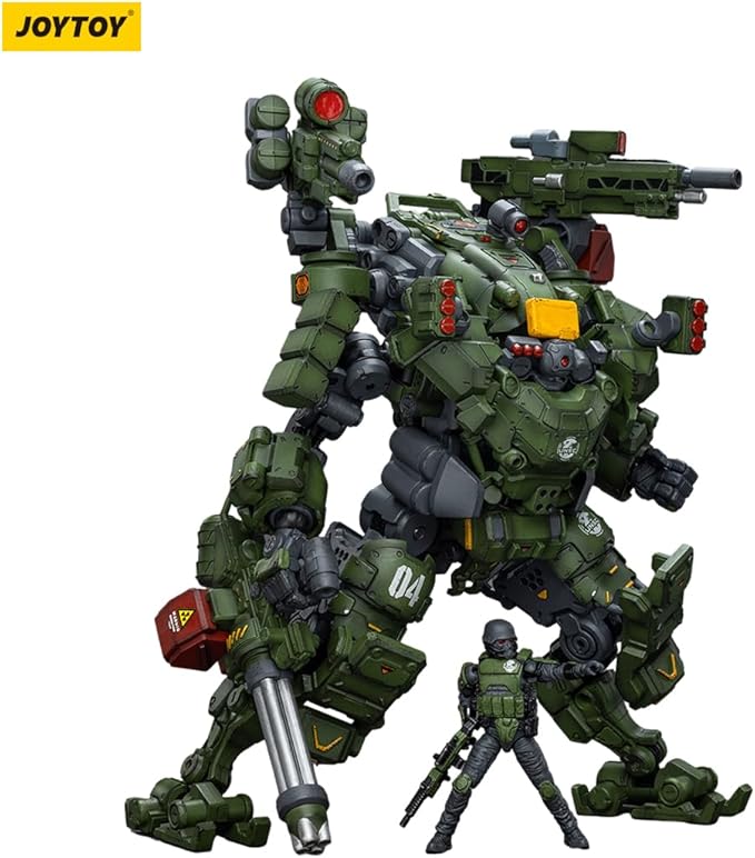 JOYTOY Action Figure Mecha 1/25 Dark Source God of War 86-II 04 Heavy Firepower Defense Mech 9.44inch Movable Model Collectible Figurine - Figurio