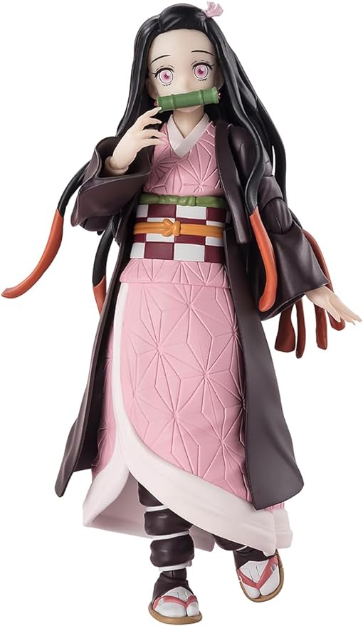 TAMASHII NATIONS - Demon Slayer: Kimetsu no Yaiba - Nezuko Kamado, Bandai Spirits S.H.Figuarts Action Figure - Figurio