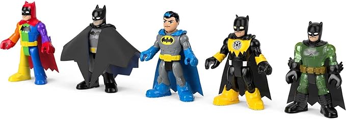 Fisher-Price Imaginext DC Super Friends Batman Toys 80th Anniversary Collection Figure Set for Adults & Preschool Kids Ages 3+ Years - Figurio