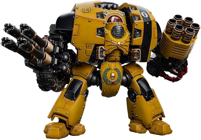 JOYTOY Warhammer 40,000 1/18 Action Figure Imperial Fists Leviathan Dreadnought with Cyclonic Melta Lance and Storm Cannon 11.26-inch Mecha Collection Model Birthday Gifts - Figurio