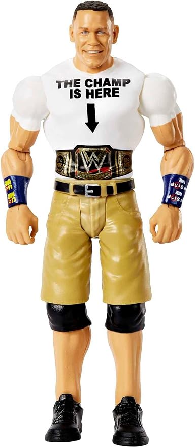 Mattel WWE John Cena Basic Action Figure, Posable 6-inch Collectible for Ages 6 Years Old & Up - Figurio