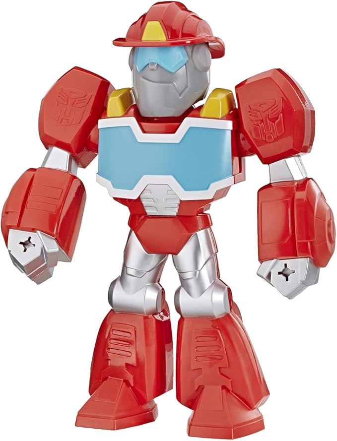 Transformers Playskool Heroes Rescue Bots Academy Mega Mighties Heatwave The Fire-Bot 10-Inch Robot Action Figure, Collectible Toys for Kids Ages 3 and Up - Figurio