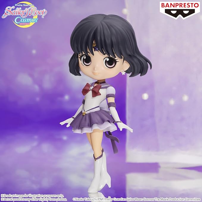 Banpresto - Pretty Guardian Sailor Moon Cosmos The Movie - Eternal Sailor Saturn (ver. B), Bandai Spirits Q Posket Figure - Figurio