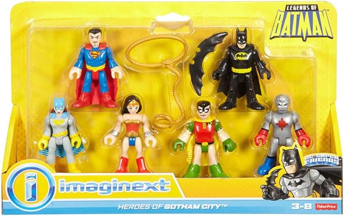 Fisher-Price Imaginext Heroes of Gotham City Action Figure 6-Pack - Figurio