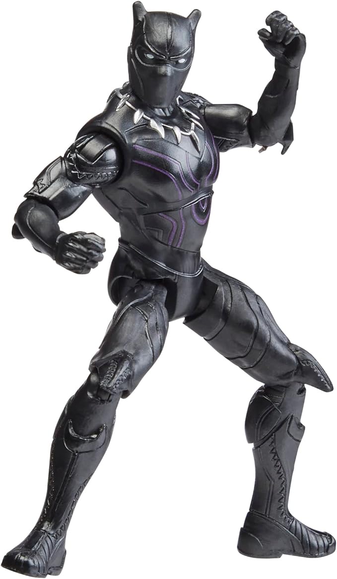 Marvel Mech Strike Mechasaurs, 4-Inch Black Panther with Sabre Claw Action Figures, Super Hero Toys for Kids Ages 4 and Up - Figurio