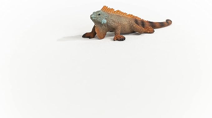 Schleich Wild Life Animal Toy for Boys and Girls Ages 3+, Iguana, Multicolor, 1.1 inch - Figurio