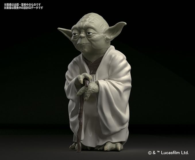 Bandai Hobby Star Wars Character Line Yoda "Star Wars" 1/6 & 1/12, White (BAN214473) - Figurio