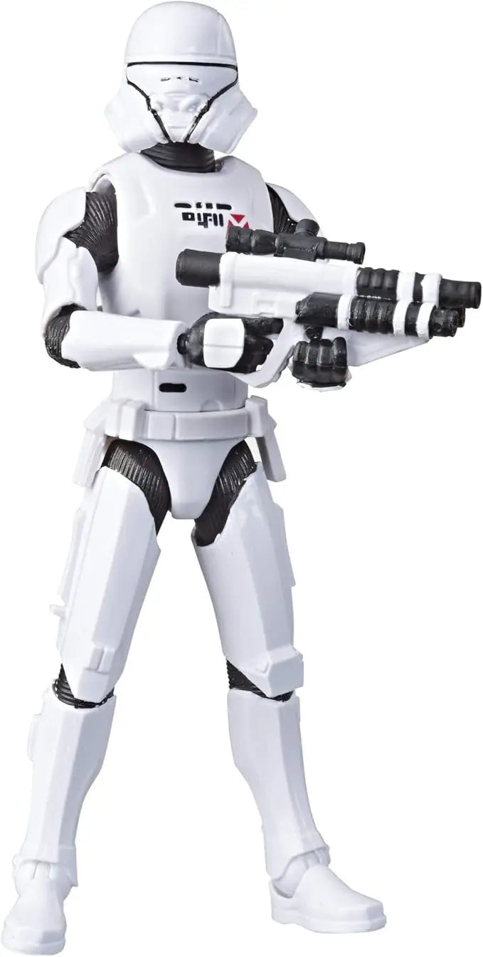 STAR WARS Galaxy of Adventures The Rise of Skywalker Jet Trooper 5'-Scale Action Figure Toy with Fun Blaster Action Movement - Figurio