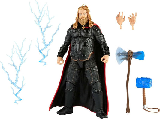 Marvel Hasbro Legends Series 6-inch Scale Action Figure Toy Thor, Infinity Saga Character, Premium Design, Figure and 5 Accessories - Figurio