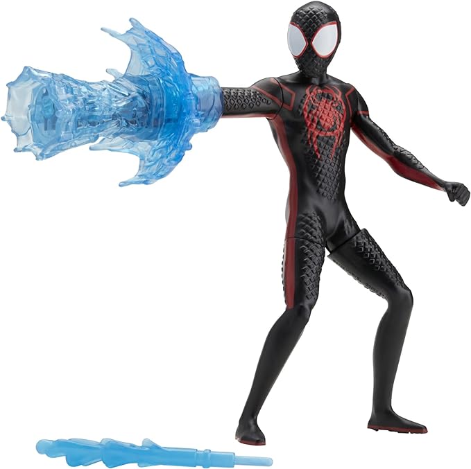 Marvel Spider-Man: Across The Spider-Verse Web Spinning Miles Morales Toy, 6-Inch-Scale Deluxe Action Figure, Toys for Kids Ages 4 and Up - Figurio