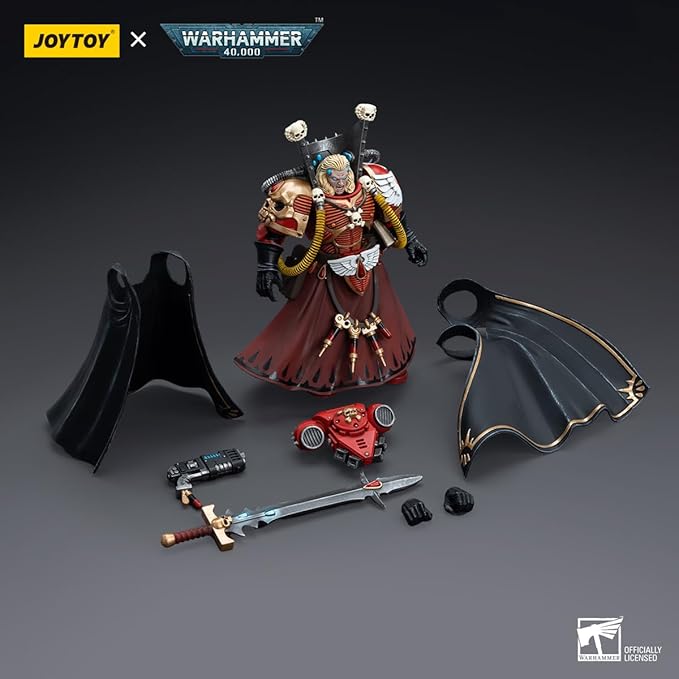 JOYTOY 1/18 Action Figure Warhammer 40,000 Blood Angels Mephiston 4.96 inch Movable Model Collectible Figurine - Figurio