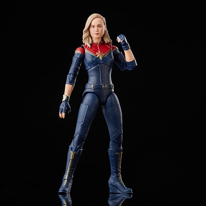 Marvel Legends Series Captain Marvel, The Marvels 6-Inch Collectible Action Figures, Toys for Ages 4 and Up - Figurio