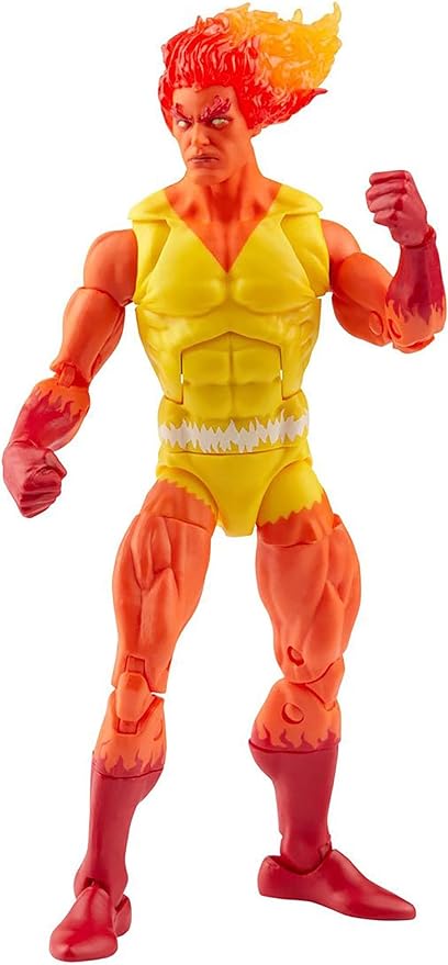 Hasbro Marvel Legends Series Retro Fantastic Four Firelord 6-inch Action Figure Toy, Includes 3 Accessories (F3444) - Figurio