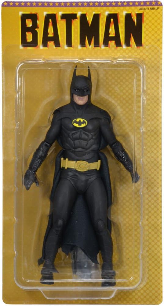 1989 Michael Keaton as Batman 25th Anniversary NECA 7" Tall Action Figure - Figurio