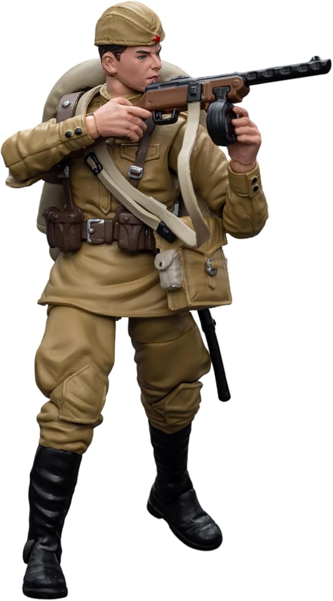 JOYTOY 1/18 Action Figures WWII Soviet Infantry Anime Collection Models Birthday Gift - Figurio