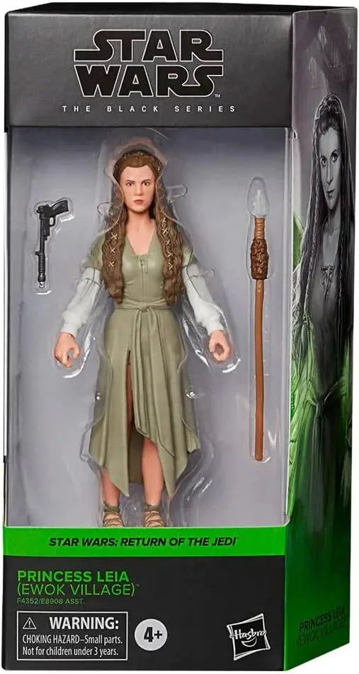 STAR WARS The Black Series Princess Leia (Ewok Village) Toy 6-Inch-Scale Return of The Jedi Collectible Figure Kids Ages 4 and Up - Figurio