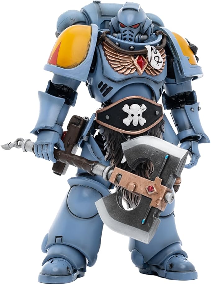 JOYTOY Warhammer 40,000 1/18 Action Figure Space Wolves Claw Pack Sigyrr Stoneshield Collection Model Birthday Gifts - Figurio