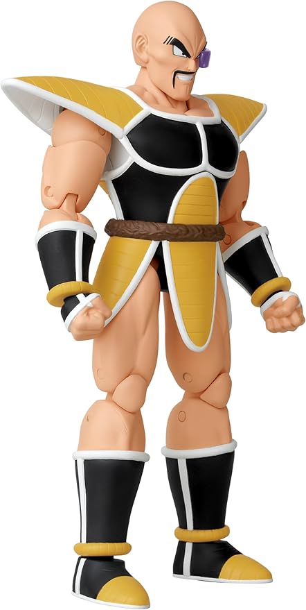 BANDAI Dragon Stars Figures Nappa Dragon Ball Kai Version, Dragon Ball Nappa Figure, Articulated Dragon Ball Figure, Anime Gifts and Anime Merch, 17 cm - Figurio