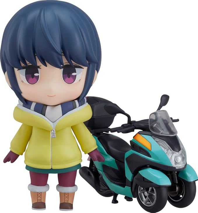 GOOD SMILE COMPANY Nendoroid Yuru Camp Rin Shima Tricyle Version, Non-Scale, Plastic, Pre-Painted Action Figure - Figurio