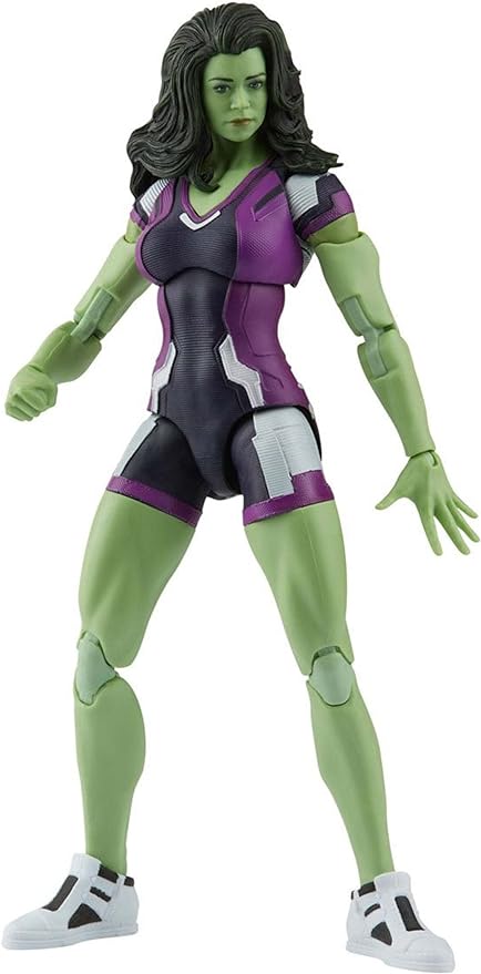 Marvel Legends Series Disney Plus She-Hulk MCU Series Action Figure 6-inch Collectible Toy, Includes 2 Accessories and 1 Build-A-Figure Part - Figurio