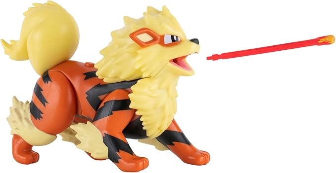 Pokémon 4.5" Arcanine Battle Feature Figure - Figurio