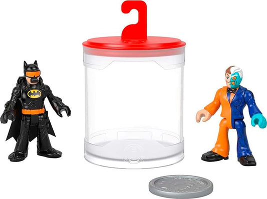 Fisher-Price Imaginext DC Super Friends Batman Toys, Color Changers Figure Set, Batman & Two-Face for Preschool Kids Ages 3+ Years - Figurio