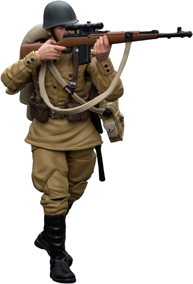 JOYTOY 1/18 Action Figures WWII Soviet Infantry Anime Collection Models Birthday Gift - Figurio