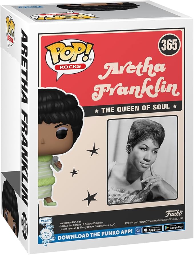 Funko Pop! Rocks: Aretha Franklin (Green Dress) - Figurio