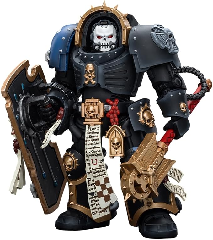 JOYTOY Warhammer 40,000 1/18 Action Figure Ultramarines Chaplain in Terminator Armour Collection Model Birthday Gifts - Figurio