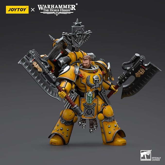 JOYTOY HAPPXYGG Warhammer 40k 1/18 4.7-inch Imperial Fists Fafnir Rann action figure model toy series - Figurio