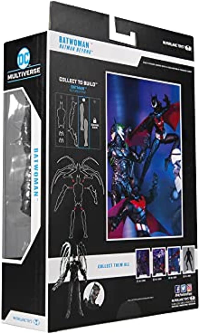 McFarlane Toys DC Multiverse Build-A-Figure Batman Beyond Batwoman 7inch Action Figure - Figurio