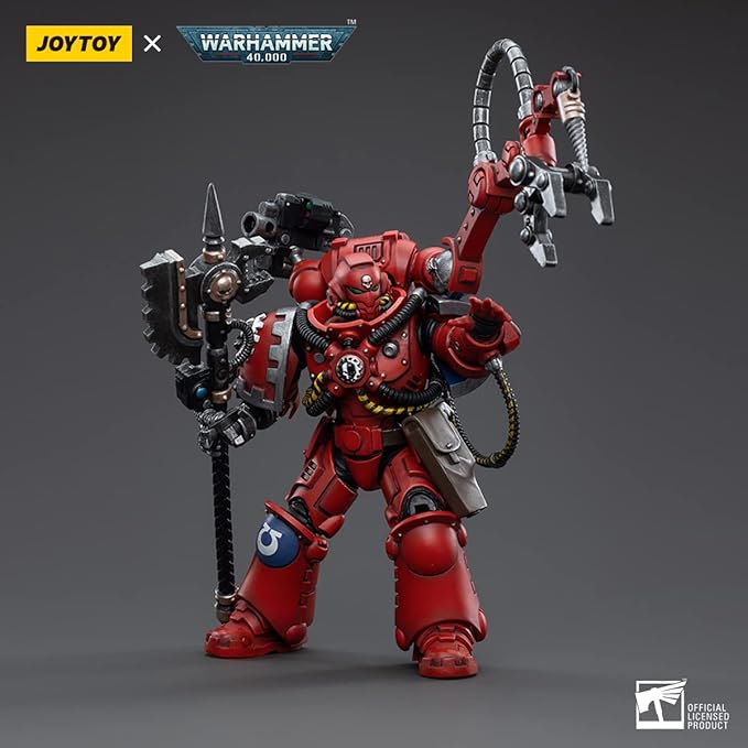 JOYTOY HAPPXYGG Warhammer 40k 1/18 4.7-inch Ultramarines Primaris Techmarine action figure model toy series - Figurio