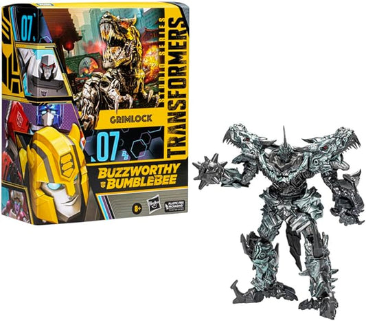 Transformers Studio Series 07BB Buzzworthy Bumblebee Grimlock Action Figure,F7118 - Figurio