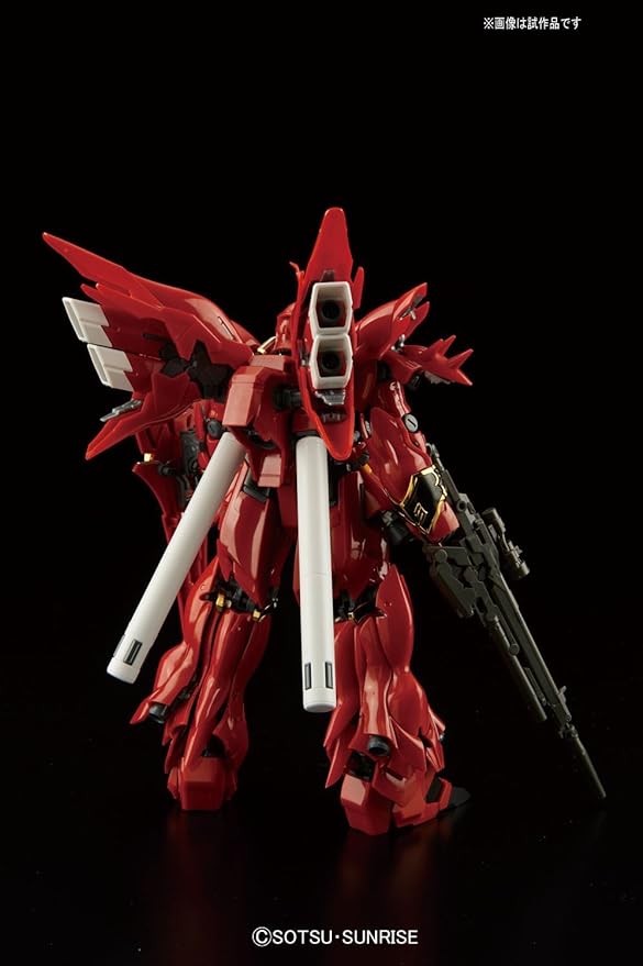 Bandai Hobby RG MSN-06S Sinanju Gundam UC Action Figure (1/144 Scale) - Figurio