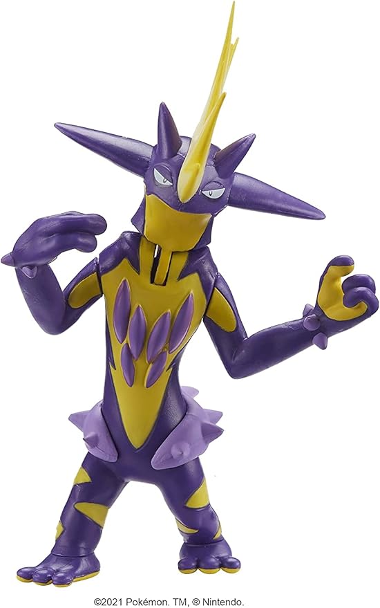 AB Gee Pokemon Battle Feature 4.5" Figure - Toxtricity, Red, 674 PKW0161 - Figurio