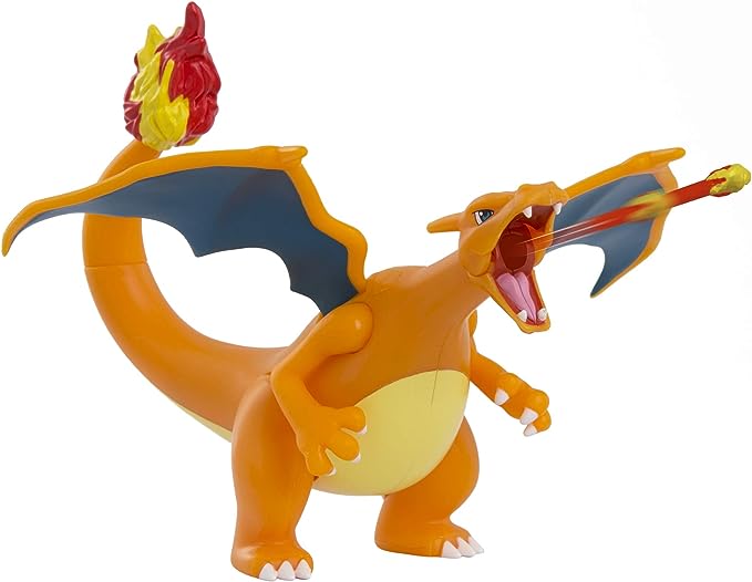 Pokémon Fire and Water Battle Pack - Includes 4.5 Inch Flame Action Charizard and 2" Squirtle Action Figures - Amazon Exclsuive - Figurio